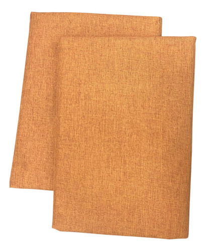 Cortinas Blackout Lino | 2 Paños 210x135 Ladrillo