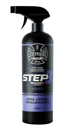  Manutenção De Vitrificador Step3 500ml Dimension Car Care