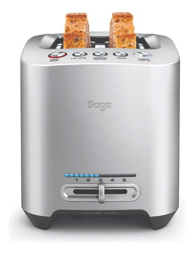 Sage Appliances The Smart Toast 4 Slice Tostadoras, 1900 W,