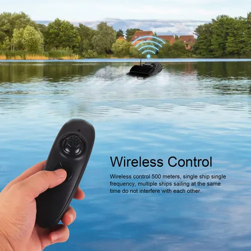Barco De Pesca Con Control Remoto Rc Bait Automático De Dobl