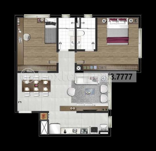 Imagem 14 de 18 de Apartamento, 2 Dormitórios, 75.03 M², Jardim Sabará - 179866
