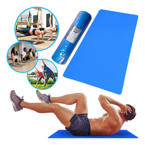 Wbfast Tapete Yoga 100x50cm azul