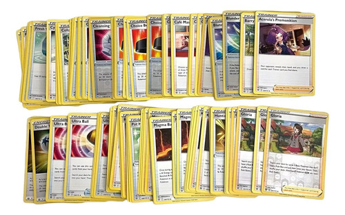 Lote 40 Cartas Entrenador Pokémon Originales