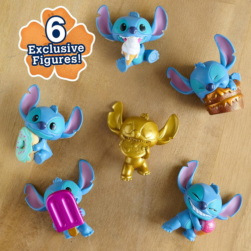Disney Feed Me Stitch - Juego De Figuras Colecconaciones De