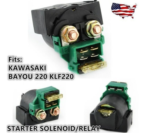 Nuevo Solenoide De Relé De Arranque Para Kawasaki Bayou Klf 