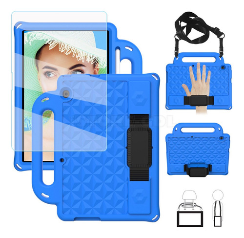 Funda Uso Rudo Correa Lenovo Tab M10 Tb-x306f Tb-x306x Niños