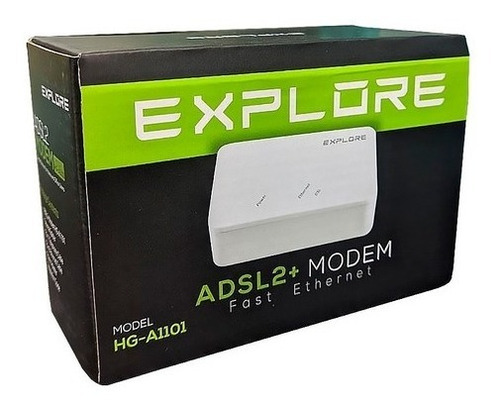 Imagen 1 de 5 de Modem Adsl2 Modelo Hg-a1101  Explorer  Compatible Aba