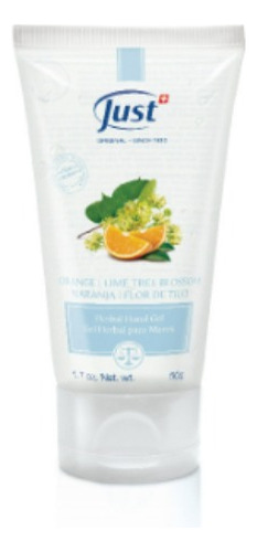 Hand Gel Para Manos Con Naranja Y Flores De Tilo 50gr Just Naranja Flores De Tilo