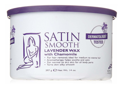 Satin Smooth Hair Depilación Cera 14 Oz