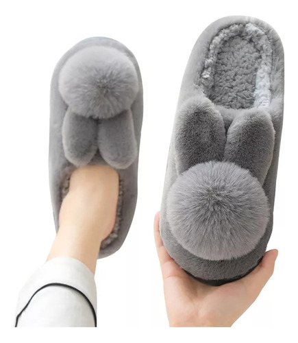 Pantuflas De Conejo Para Mujer Y Hombre Suave Cómodas Lindas