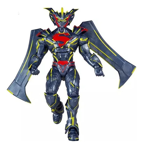 Superman Energized W/unchained Armor Gold Label (Usado)