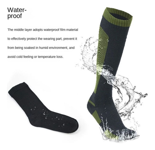 Calcetines Impermeables, Medias Largas Y Transpirables Hasta