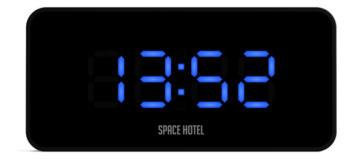 Space Hotel® Hypertron - Reloj Despertador Digital Con Pan.