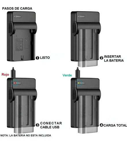 Imagen 3 de 5 de Cargador De Bateria P/ Nikon En-el5 P530 P100 P90 P5000 7900