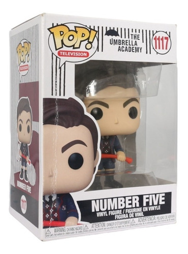 Funko Pop Umbrella Academy Number 5 Five 1117 Caja Lastimada