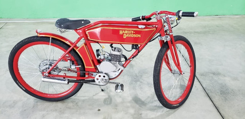 Imagem 1 de 8 de Replica Harley Davidson 1908 Bicicleta Motorizada - Y@w2