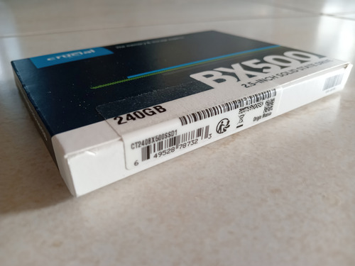 Crucial Disco Duro Sólido Ssd | Bx500 240gb 3d Nand Sata 2.5 Negro (Usado)