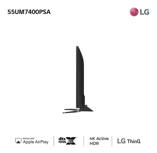 Smart Tv 55 Ultra Hd LG 55um7400psa - Garantía Oficial