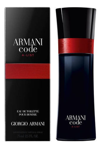 Armani Code A-List EDT para hombre