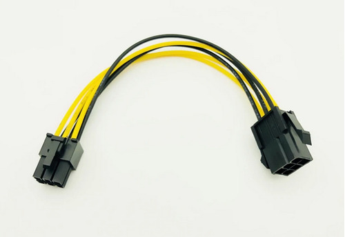 Cable Extensor Pcie 6 Pin Hembra A 6 Pin Macho Tarjeta Video