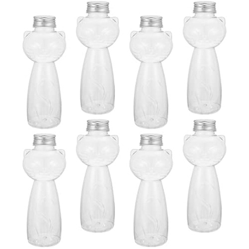 Botellas De Jugo Transparentes Con Tapas - 500ml