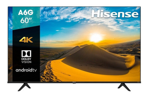 Imagen 1 de 5 de Smart TV Hisense A6G Series 60A6G LCD 4K 60" 120V