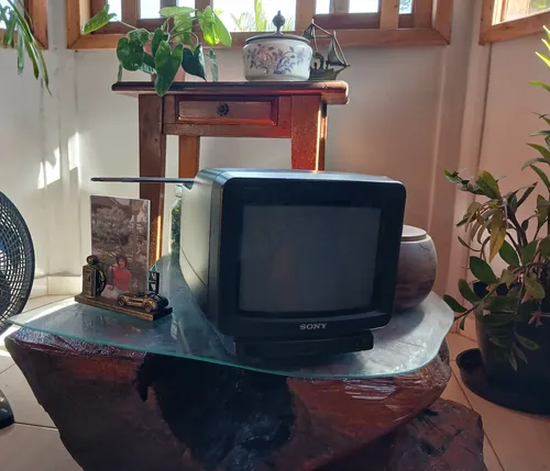 Tv Sony Trinitron 9 Polegadas Colorida Av Funcionando Rara