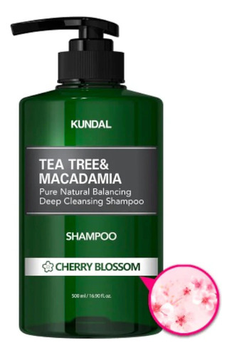 Shampoo Coreano Limpieza Profunda Pelo Graso Tea Tree Kundal