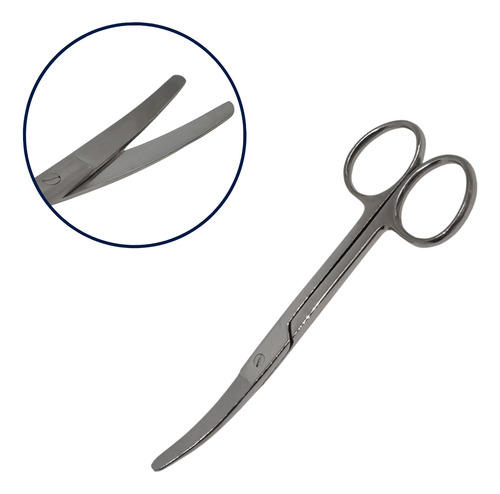Tijera Curaciones 15cm R/r Curva Belmed Instrumental