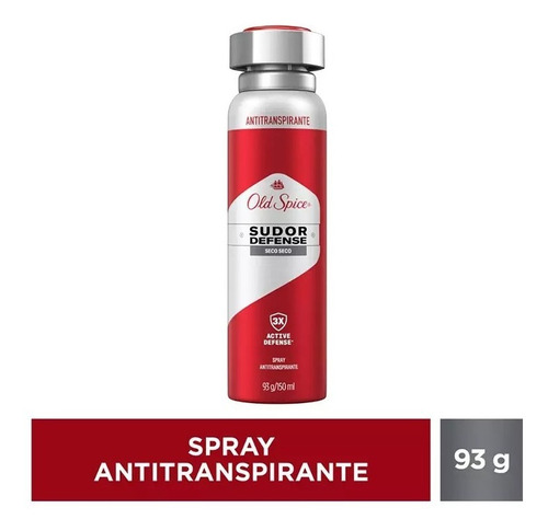 Old Spice Spray Antitranspirante Sudor Defense Seco Seco 93g