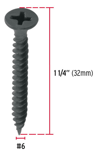 Mayoreo 5000 Pijas #6 X 1-1/4 Multiusos Cuerda Cerrada