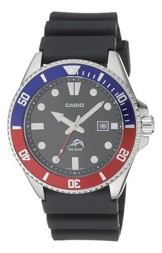 Relógio Casio Mdv-106b-1a2v Duro Diver Analog 200m Wr Sport 