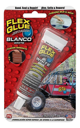 Pega Loca Extra Fuerte Flex Glue 22 Ml Gr Impermeable Blanca