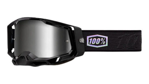 Antiparras 100% Racecraft 2 Topo - Mirror Silver Lens Nuevas