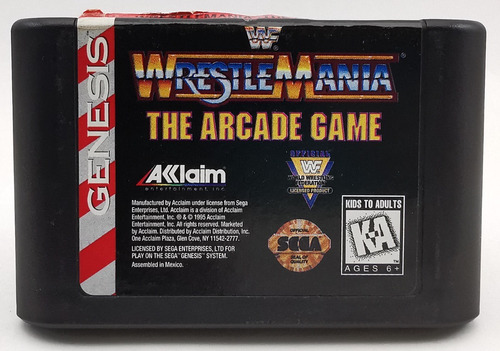 Wwf Wrestlemania The Arcade Game Sega Genesis * R G Gallery