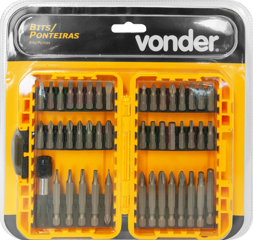 Kit 46 Pçs Bits Para Parafusadeira Ponteiras Jogo De Bits