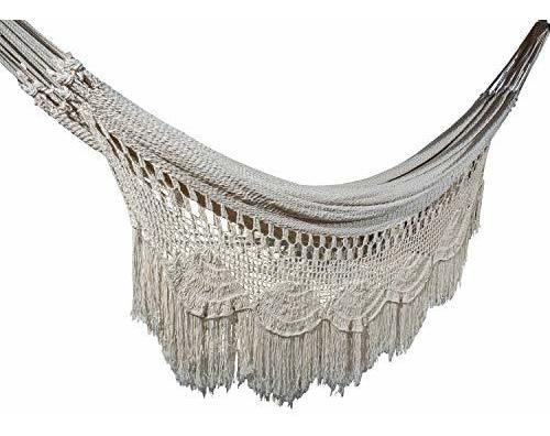 Hamaca, Mueble Para Exter Hecho A Mano Macrame Maya Hamaca, 