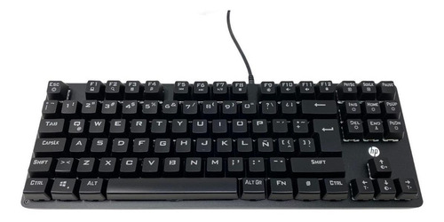 Teclado Mecánico Gamer HP GK200 Alámbrico USB RGB Teclas Anti-Ghosting Español