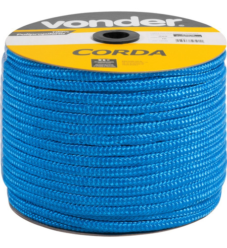 Corda Multifilamento Trançada 8 Mm C/ 258 Mts Vonder