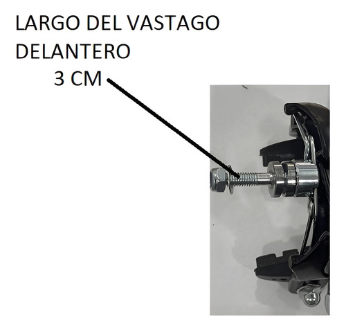 Frenos Tipo Herradura Para Bicicleta De Ruta-eggobike Negro