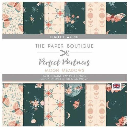 Papel Boutique Socios-moon Meadows-floral 8 X 8  Mundo