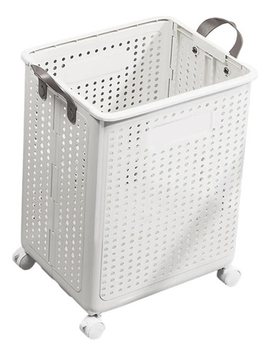 Cesto De Roupa Suja, Cesto De Roupa Suja Com Rodas, M Branco