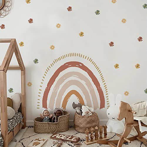 Funlife Adhesivos De Pared Grandes Con Diseño De Arcoíris Bo