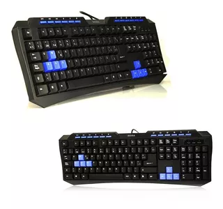 Teclado Multimedia Gaming Seisa Dn-d221 Usb Letra Ñ