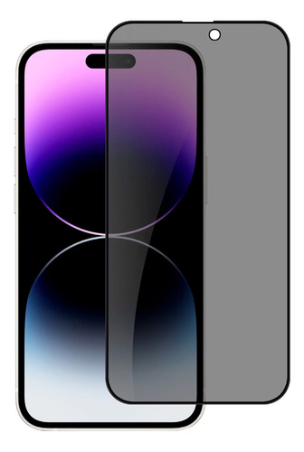 Vidrio Templado Antiespia Compatible Con iPhone 15 Pro