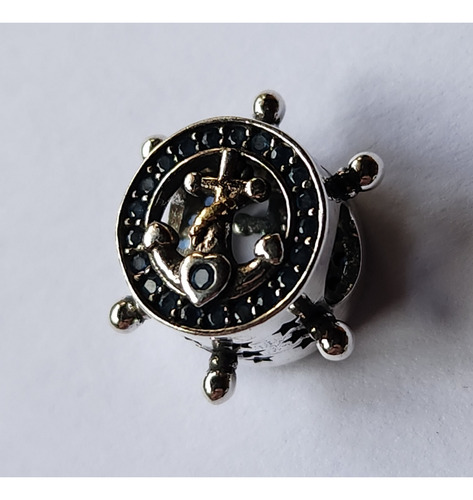 Charm Dije Timón De Barco Plata925 Compatible Con P Timón