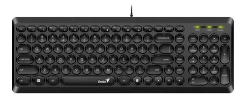 Teclado Genius Slimstar Q200 Ultra Delgado Multimedia Usb