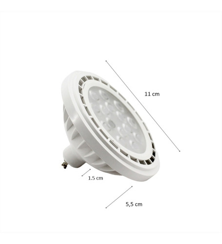 Lampara Led Ar111 Rosca GU10 12w Luz Fria Candela