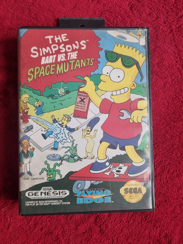 Los Simpson: Bart Vs. The Space Mutants Sega Genesis