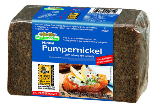 Pan Integral Pompernickel 500 G Paquete De 2